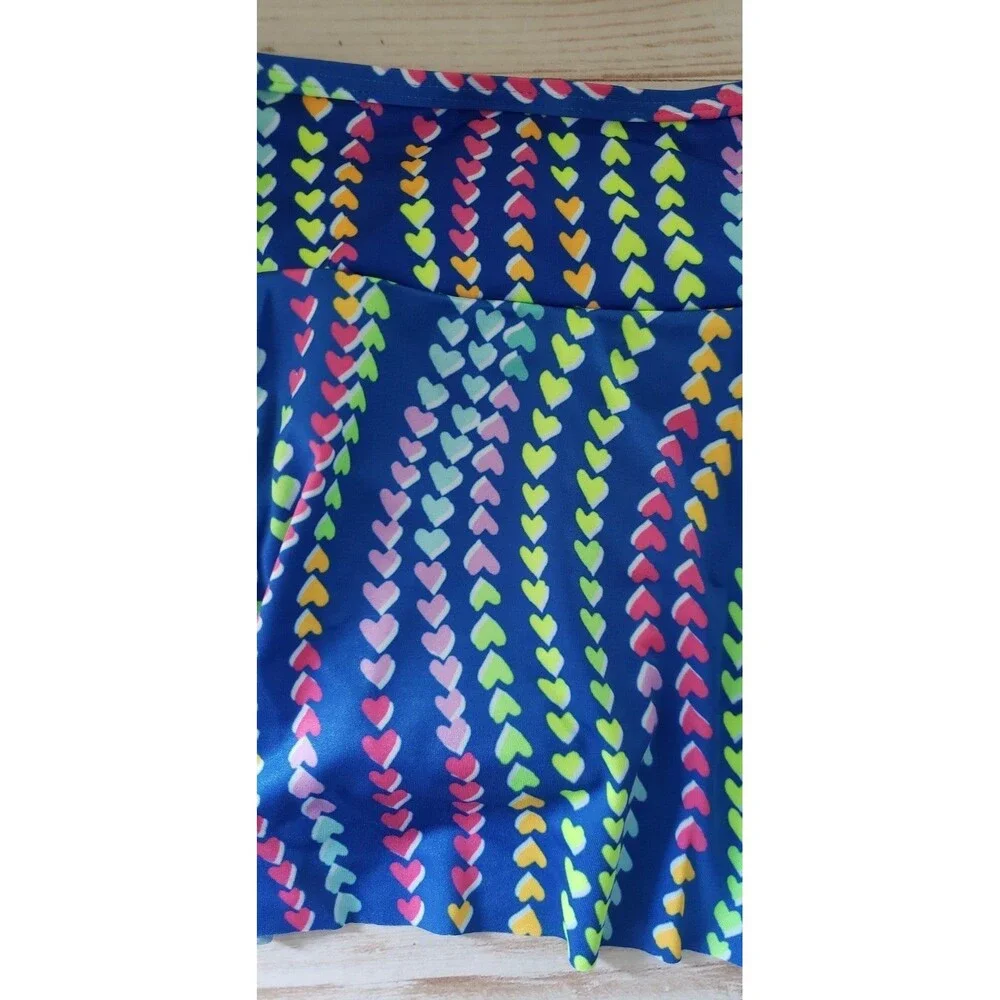 NWT Lands' End Girls Slim Swim Mini Skirt Swim Bottoms